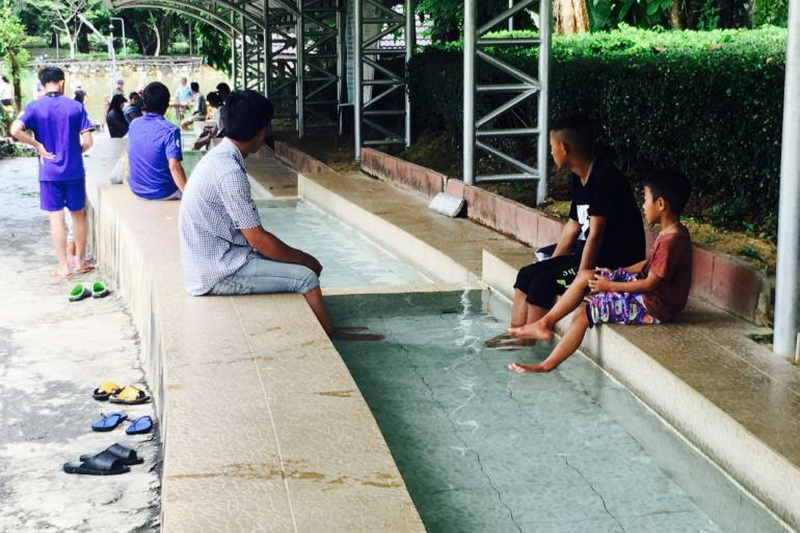 huao hin fon hot springs, pa tueng hot springs, chiang rai hot springs