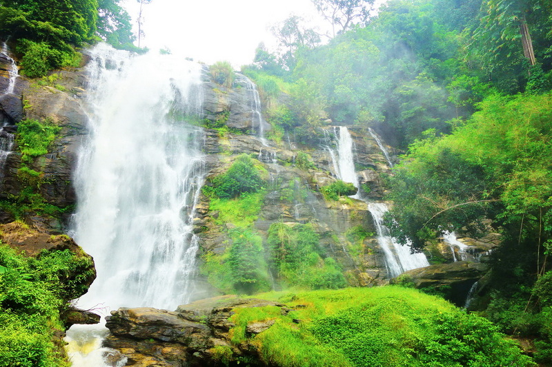 wachirathan waterfall, doi tnthanon national park, doi inthanon, trekking doi inthanon national park, trekking doi inthanon