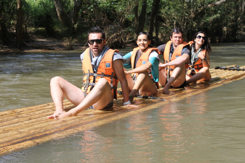 bamboo rafting maewang, bamboo rafting mae wang, bamboo rafting adventure