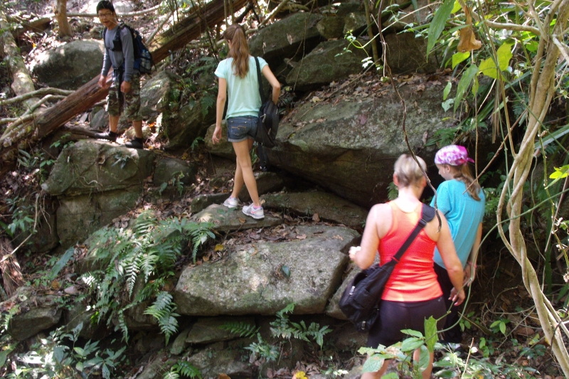 monk trail trekking, monk trail doi suthep, monk trail tekking at doi suthep - pui national park