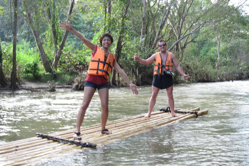 rafting mae wang, bamboo rafting mae wang